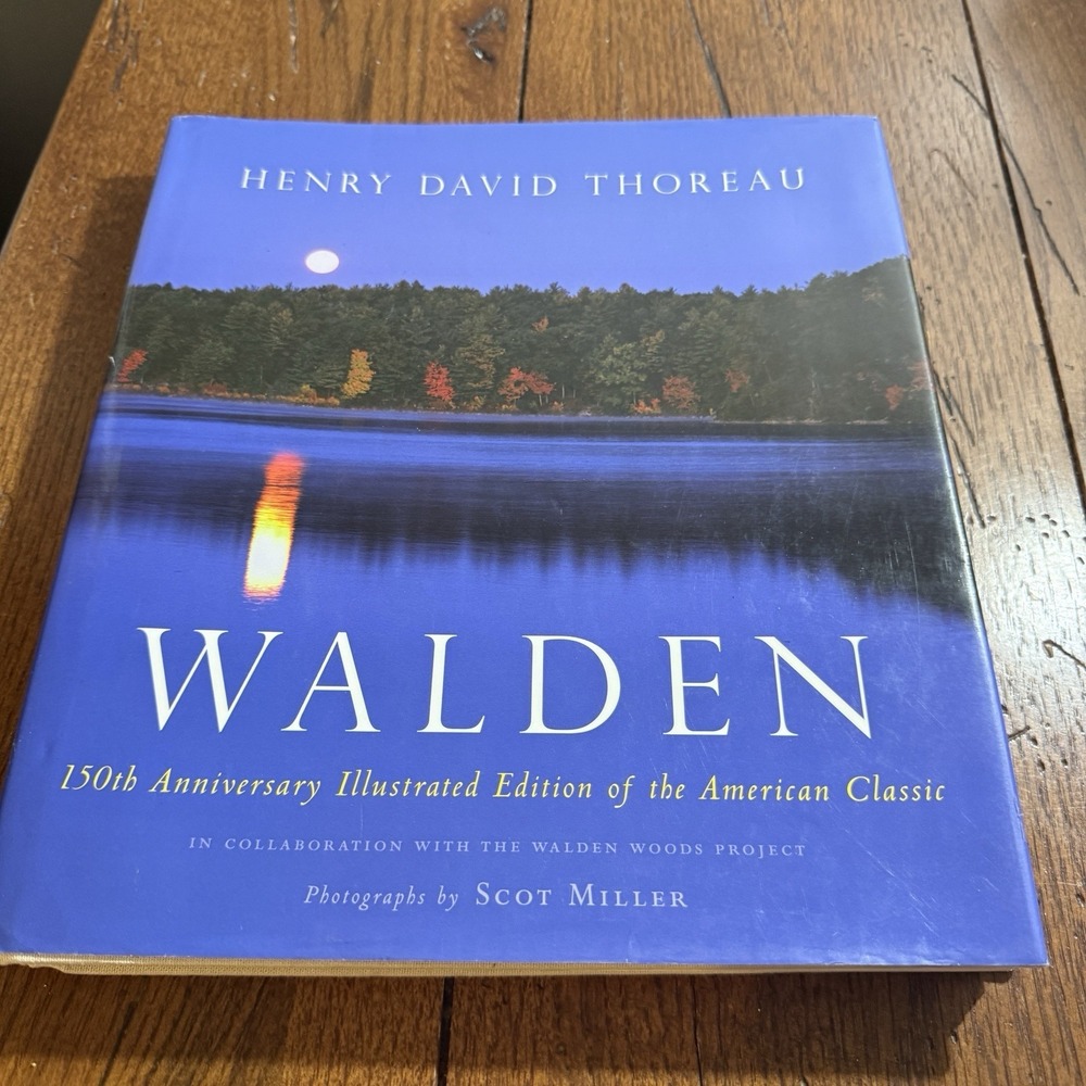 Walden Henry David Thoreau 150th Anniversary 2004 Illustrated Edition HC